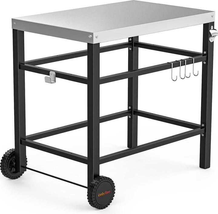 Produktbild Only Fire Edelstahl Grilltisch mit grosser Arbeitsflaeche