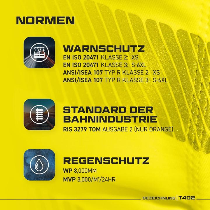 Produktbild Portwest Warnschutz- Softshelljacke orange S (S)