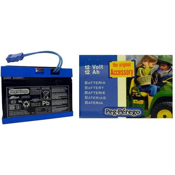Batterie PEG PEREGO 6V 10Ah-13Ah - Pour Voiture Enfant, Tracteur, Moto électrique