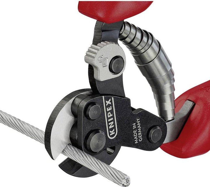 Productafbeelding Knipex Staalkabelschaar ook voor staaldraad met hoge sterkte 95 62 160 (160 mm)
