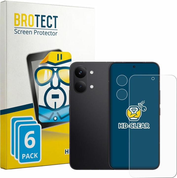 Produktbild BROTECT Schutzfolie für Xiaomi Poco X8 Pro Max (Display+Kamera) Displayschutz Displayschutzfolie Folie Klar (6 Stk., Xiaomi Poco X8 Pro)