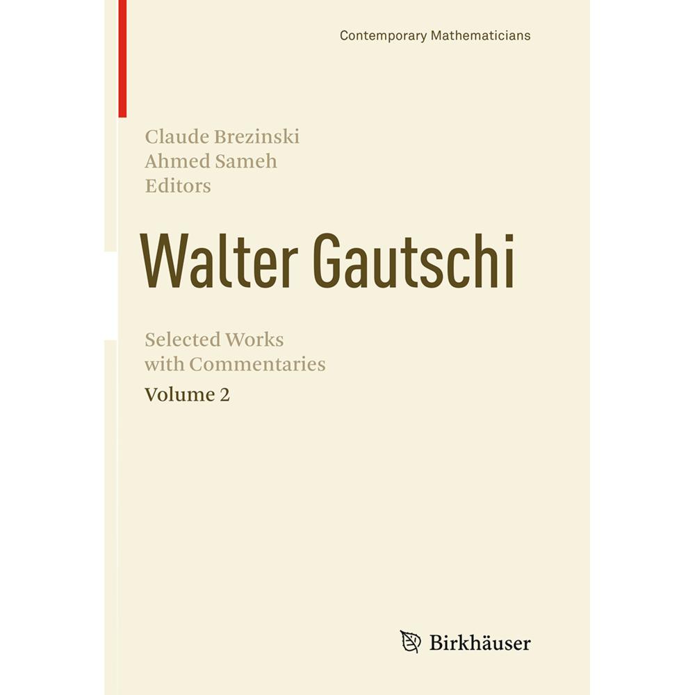 Walter Gautschi, Volume 2, Fachbücher von Claude Brezinski, Ahmed Sameh