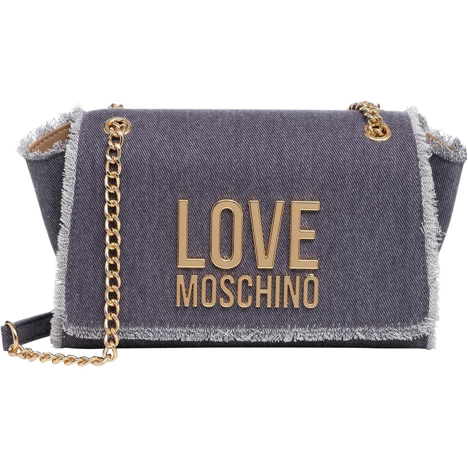 Love Moschino Blu Borsetta, Borsa A Tracolla Denim Icon 4317,