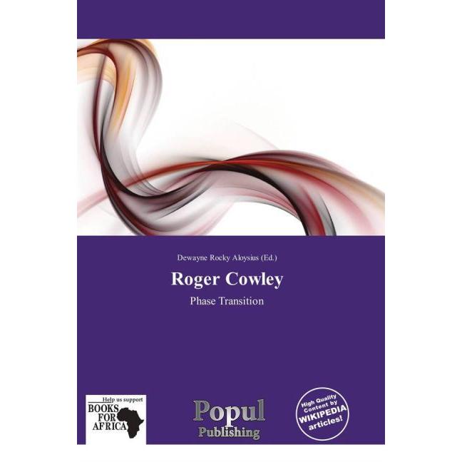 Roger Cowley, Fachbücher von Dewayne Rocky Aloysius