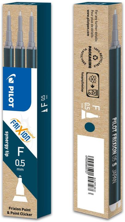 Produktbild Pilot FriXion Roller (3 Stück, Dunkelblau, 0.50 mm)