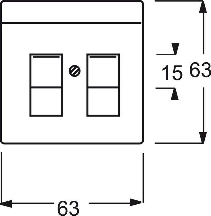 Produktbild Busch-Jaeger Zentralscheibe
