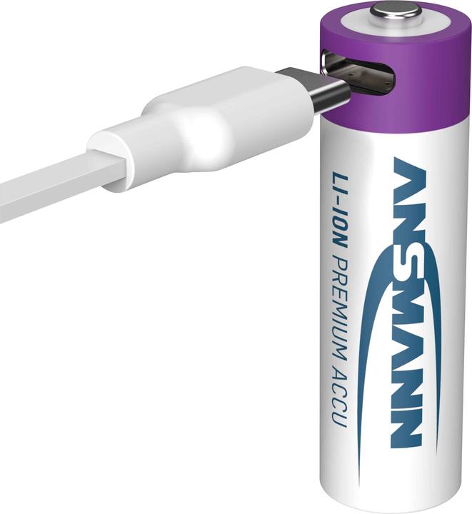 Actual product image Ansmann Li-Ion Premium battery (4 pcs., AA, 1800 mAh)