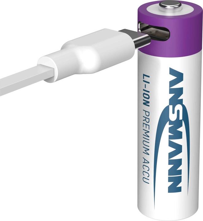Immagine prodotto Ansmann Batteria Li-Ion Premium (4 pz., AA, 1800 mAh)