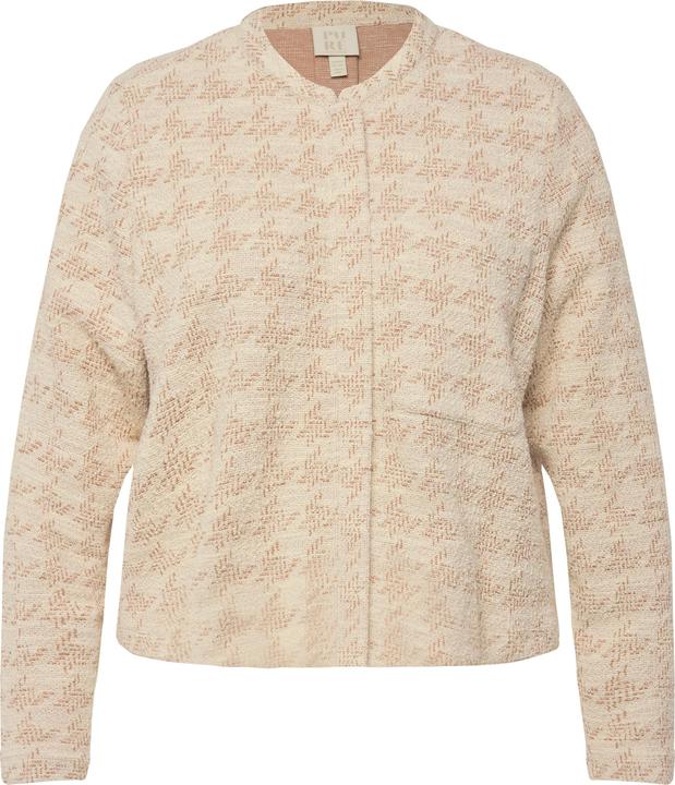 Produktbild Ulla Popken Bouclé-Jacke, Oversized, Stehkragen (46, 48)
