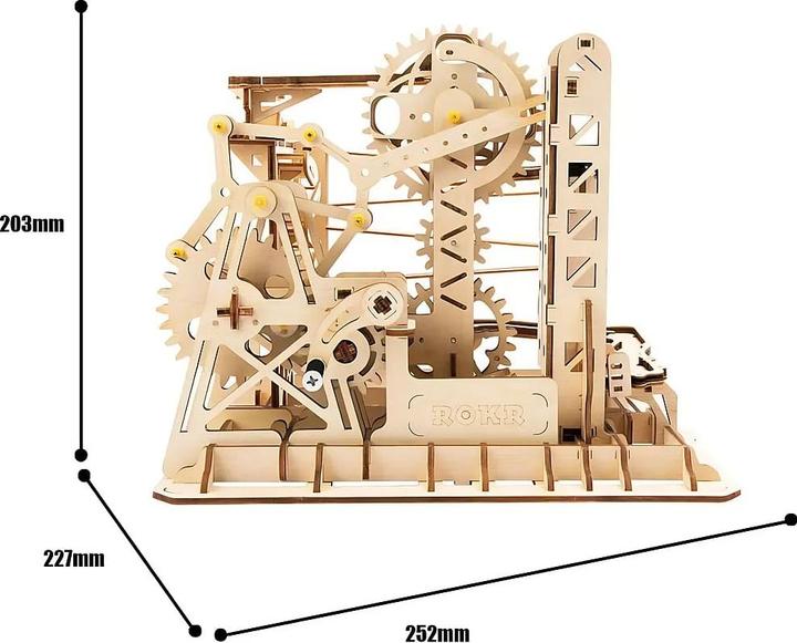 Produktbild Rokr Murmelbahn Holzbausatz : Explorer