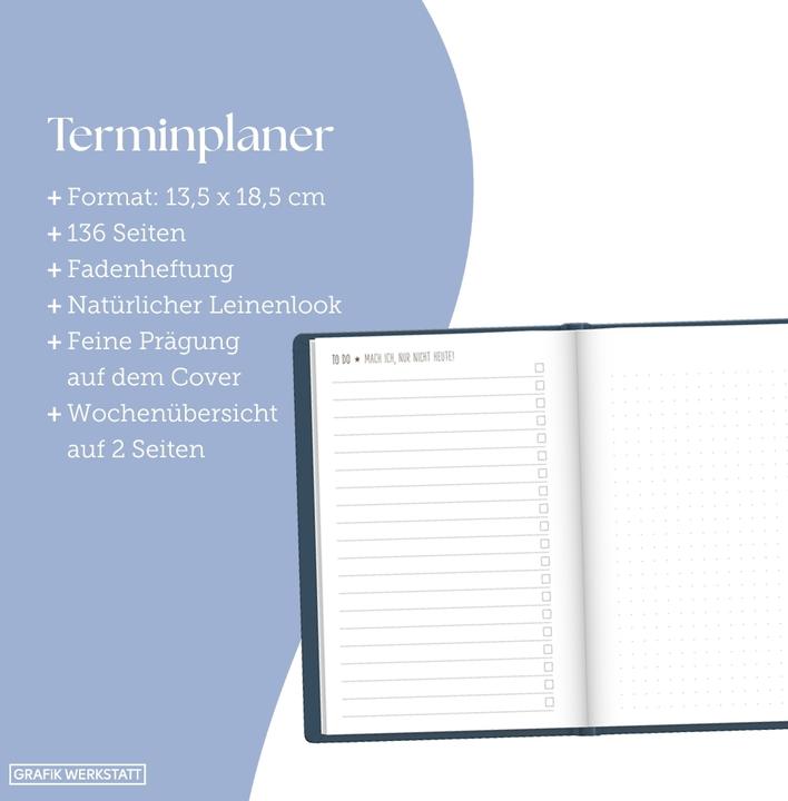 Image du produit Terminplaner NatureArt 2026 Blumen (1 semaine / 2 pages)