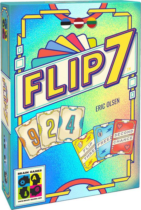 Brain Games Flip 7 Kāršu spēle EN (English, 3 Players)