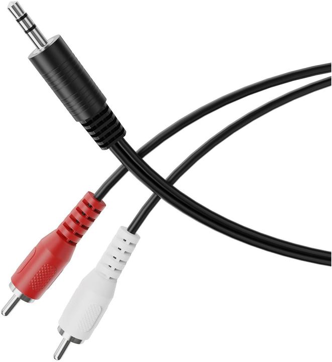 Actual product image HDgear Audio-Kabel 3.5 mm Klinke - Cinch 10 m (10 m, 3.5mm jack (AUX))