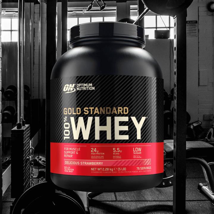 Immagine prodotto Optimum Nutrition 100 Siero di latte Gold Standard (Fragola, 1 pz., 2280 g)