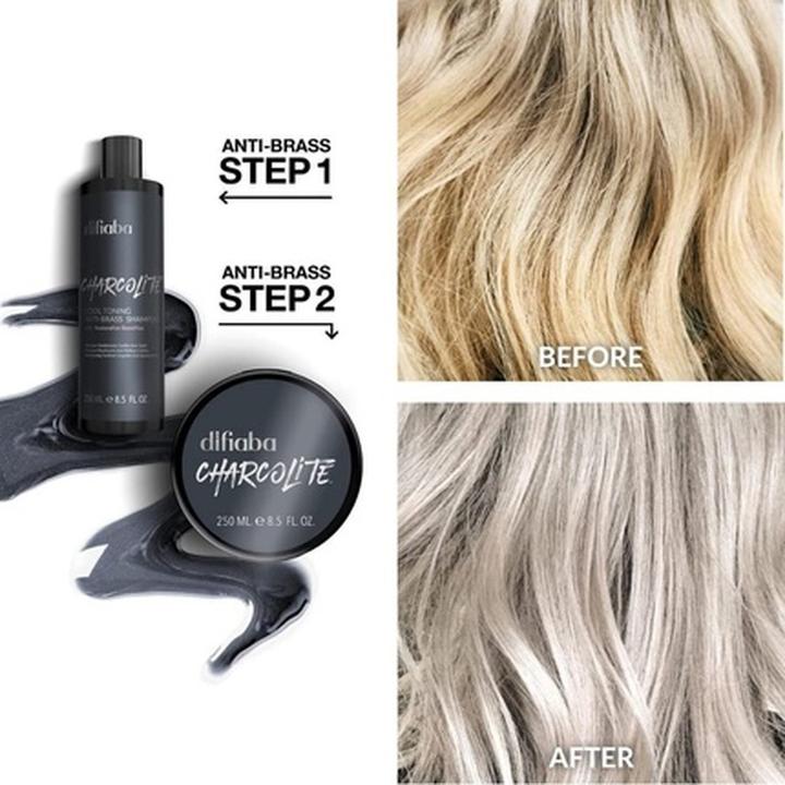 Actual product image Difiaba Charcolite Anti-Messing Shampoo 250ml (250 ml)