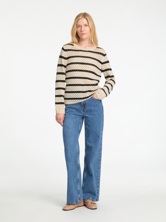 Produktbild Selected Femme Gestreifter Strickpullover (XS)