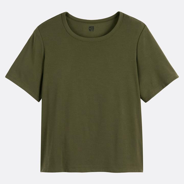 Produktbild La Redoute Collections T-Shirt mit rundem Ausschnitt (S)