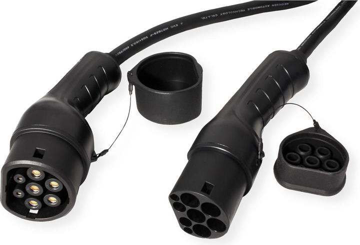 Produktbild Roline E-Auto Ladekabel (Typ 2, 11 kW, 16 A, 7.50 m)