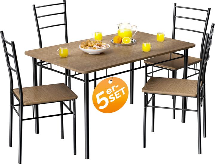 Dining table and chairs (MDF)