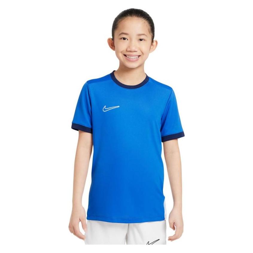 Nike, Jongens, Sportief Shirt, DriFit Academy T-Shirt (S), Blauw, S