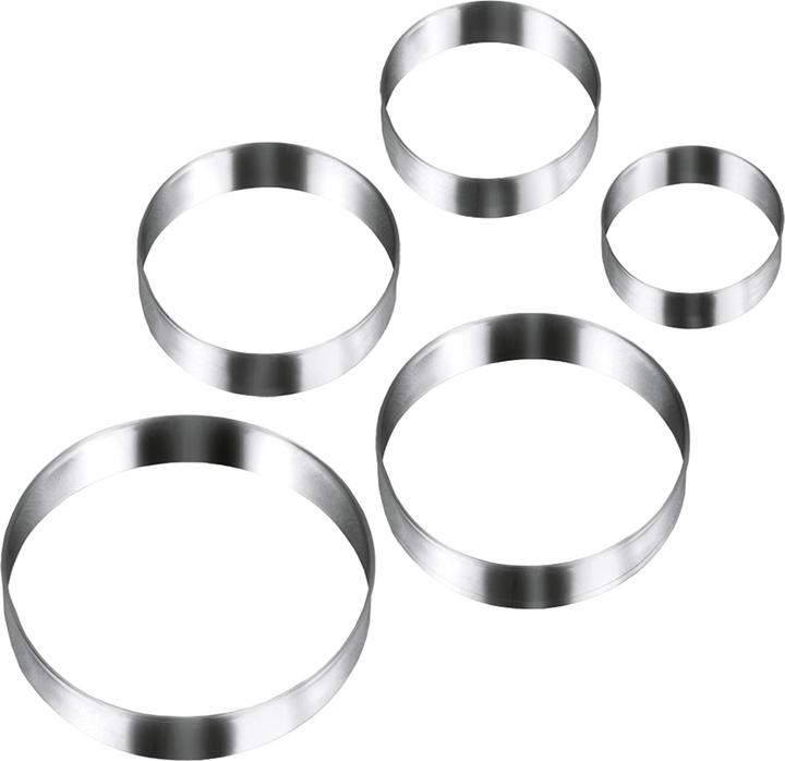 Metaltex Set di 5 stampini per biscotti rotondi