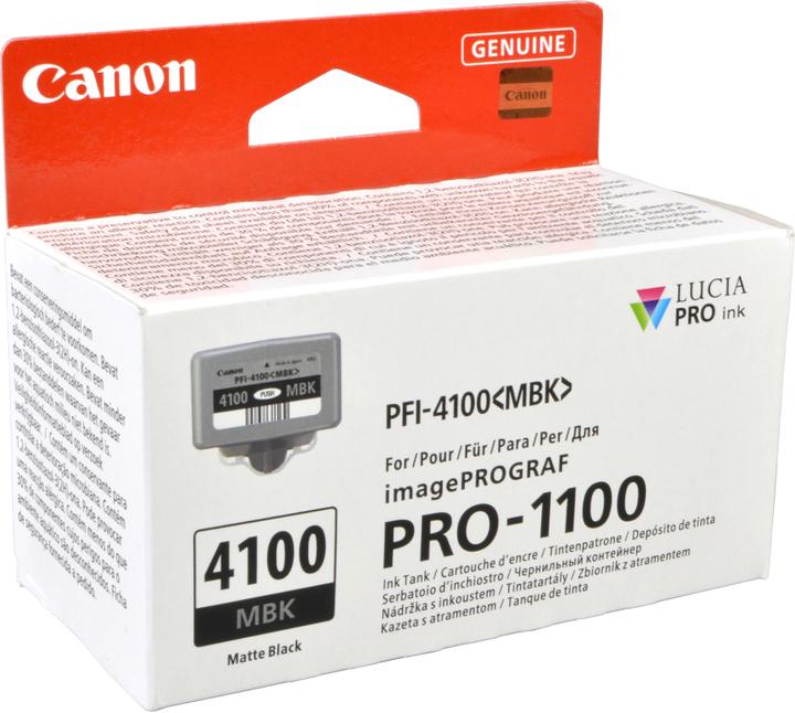 Produktbild Canon PFI-4100 MBK matte black (BK)
