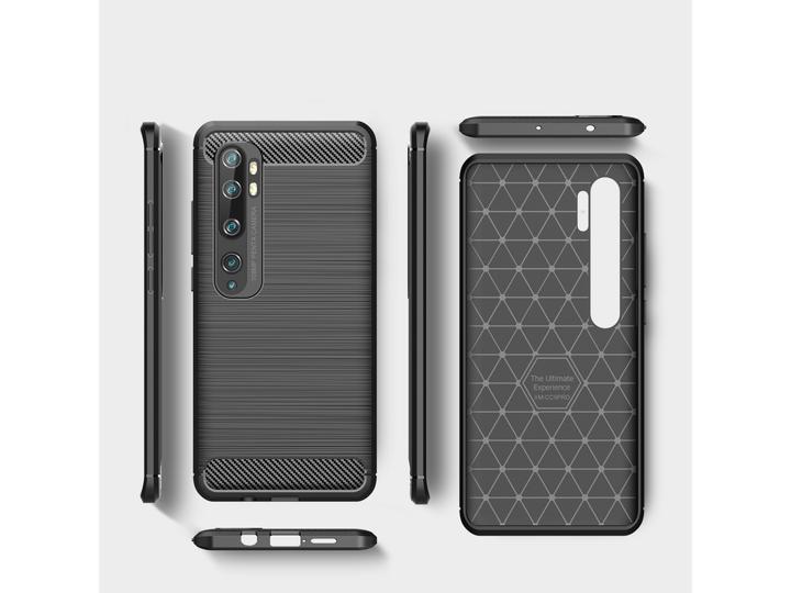 Actual product image Screenguard Xiaomi Mi Note 10 Cover Carbon Brushed Soft TPU (Xiaomi Mi Note 10)