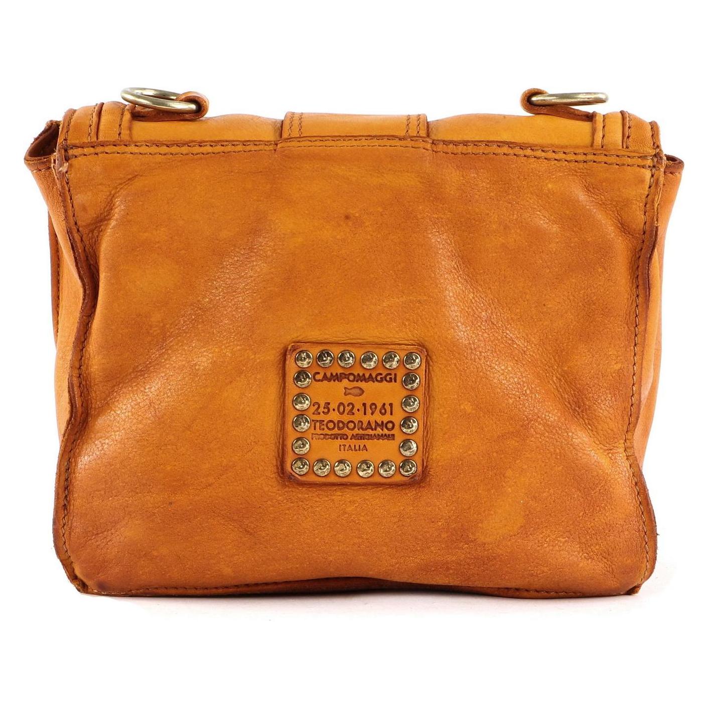 Campomaggi, Damen, Handtasche, Mini Crossbody Bag, Gelb