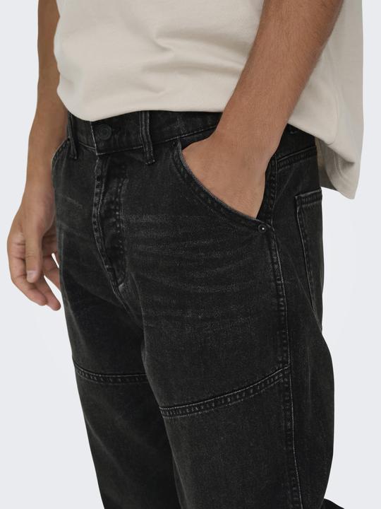Produktbild Only & Sons ONSEDGE Mid Rise Gerade geschnitten Jeans Normal geschnitten jeans (W32/L34)