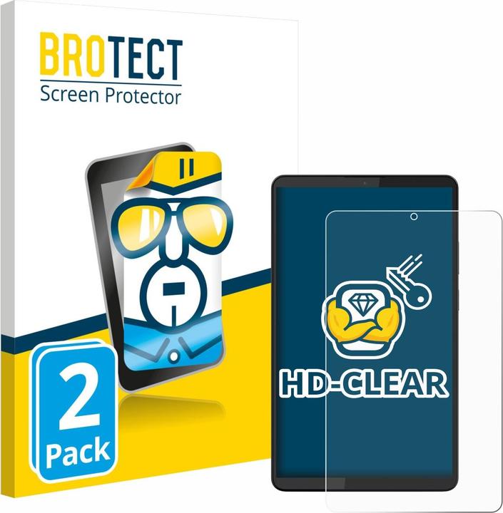 Produktbild BROTECT Schutzfolie für Lenovo Tab One 8.7" Displayschutz Displayschutzfolie Folie Klar Transparent (2 Stk., Lenovo Tab One)