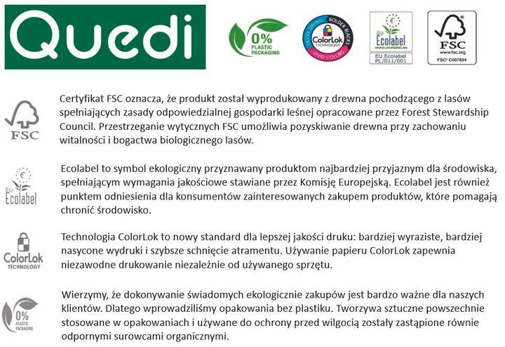 Produktbild Connect Xero-Papier QUEDI ESSENTIAL, A4, Klasse C, 80 g/m², 500 Blatt (A4, 500 Blätter, 80 g/m²)