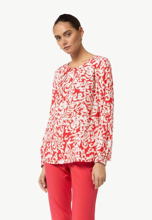 Image du produit Comma Bluse Bluse mit plissiertem Ausschnitt (34)