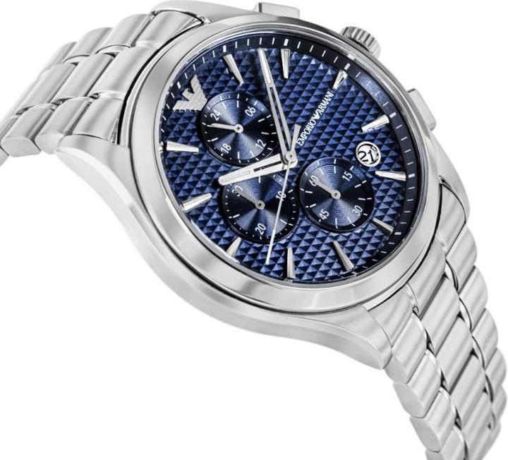 Actual product image Emporio Armani Paolo AR11528 Herrenuhr + Box (Analogue wristwatch, Chronograph, 46 mm)