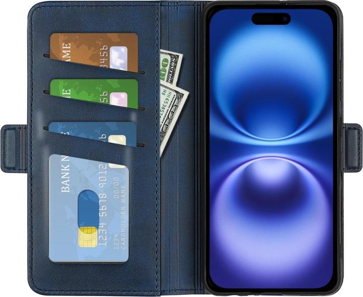 Produktbild Screenguard CardLounge Apple iPhone 16 Plus Leder Hülle (Apple iPhone 16 Plus)