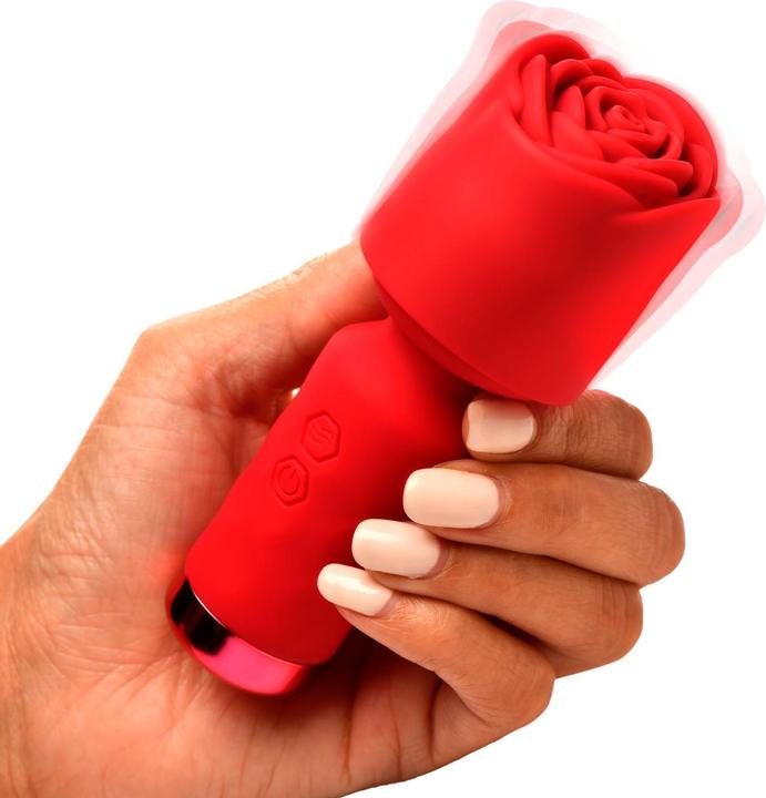 Image du produit Frisky Bloomgasm - Mini Vibromasseur Pleasure Rose - Rouge