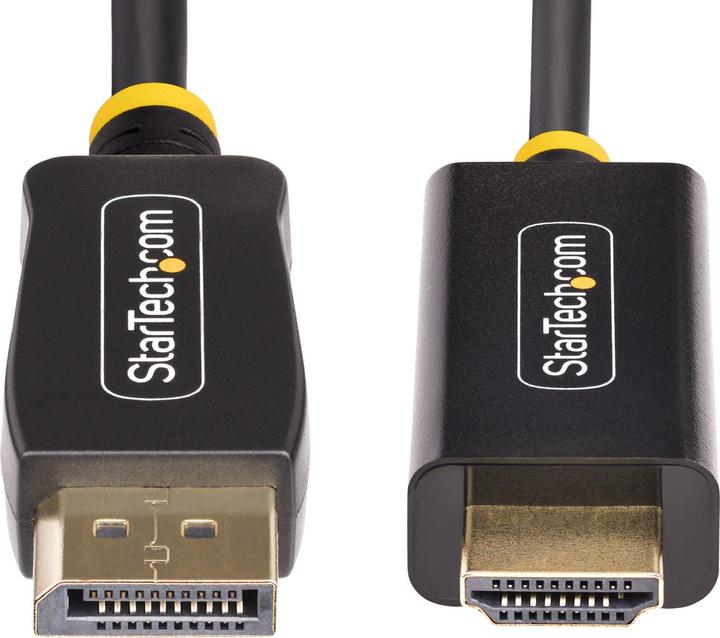 Actual product image StarTech com 9.8ft (3m) DisplayPort to HDMI Adapter Cable, 4K 60Hz with HDR, DP to HDMI 2.0b, Active (3 m)