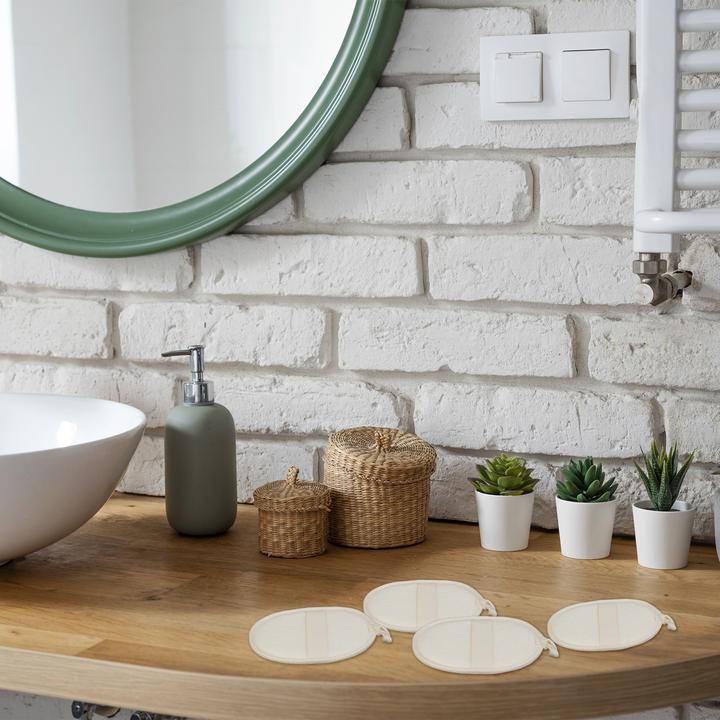 Actual product image Relaxdays 4x loofah sponge