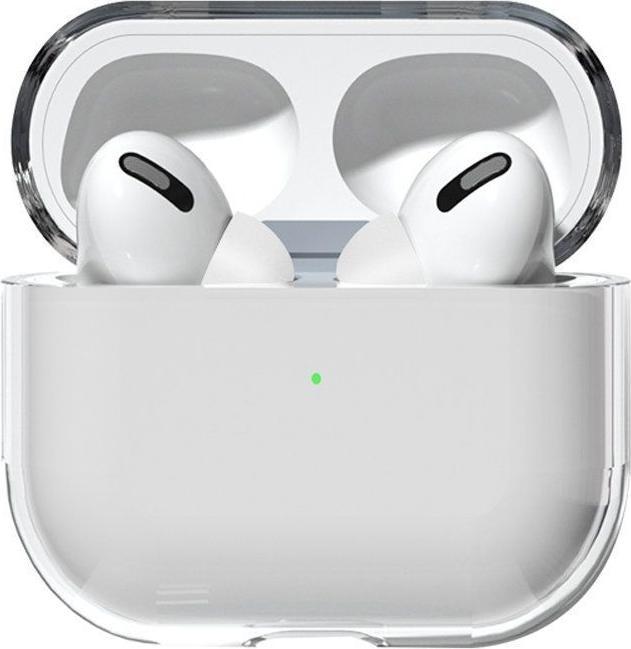 Image du produit Hurtel Coque pour AirPods 3 coque rigide et solide pour casque transparent (cas A) (Couvercle de l'étui de chargement)