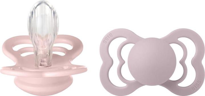 Immagine prodotto Bibs Nuggi Supreme 2 PACK Silicone Simmetrico 6-12m Blossom Dusky Lilac (2 x, 6 - 12 M.)
