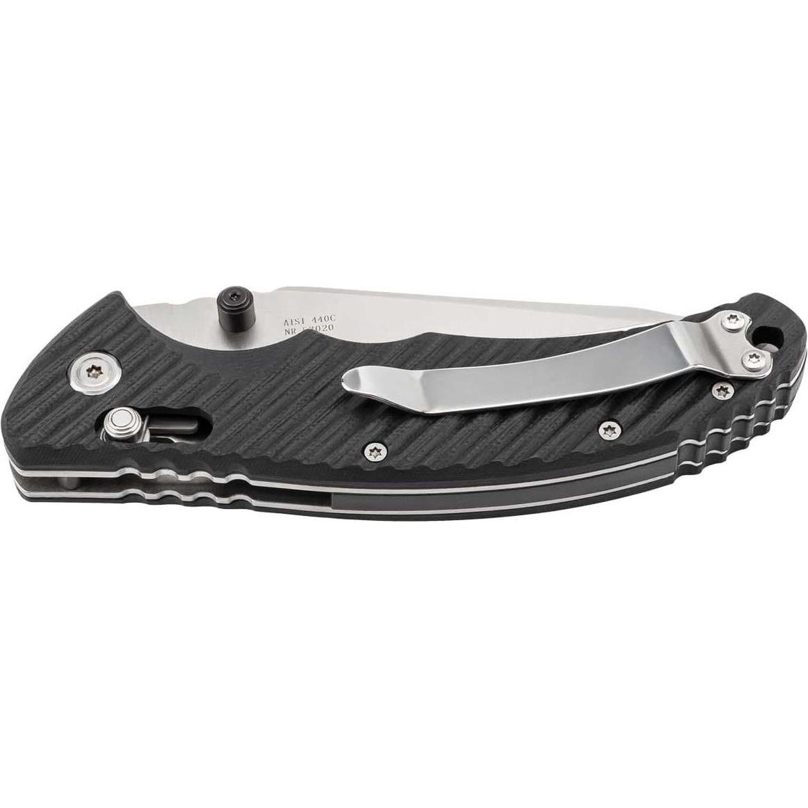 Thumbnail - Herbertz, Mehrzweckmesser, Selektion Einhandmesser, AISI 440C Stahl, rostfrei, Axis Lock, G10 Griffschalen, Taschencl (9...