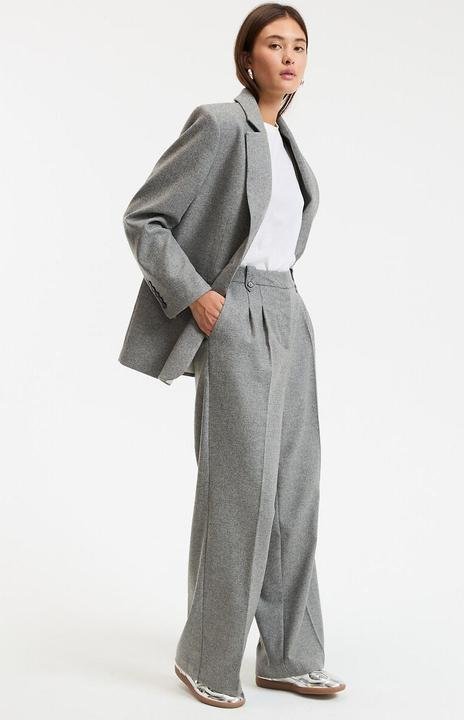 Produktbild La Redoute Collections Weite Hose mit Bügelfalte aus 50% Wolle (38)