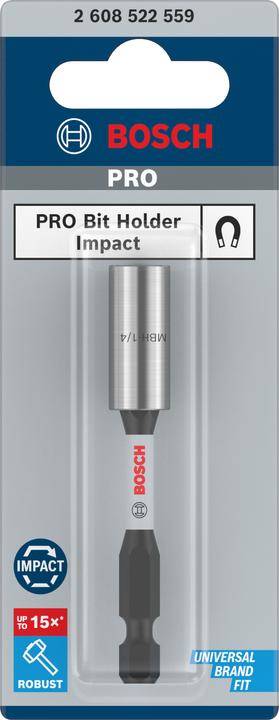 Actual product image Bosch Professional Zubehör PRO Standard Bit Holder Impact, 75 mm (75mm)