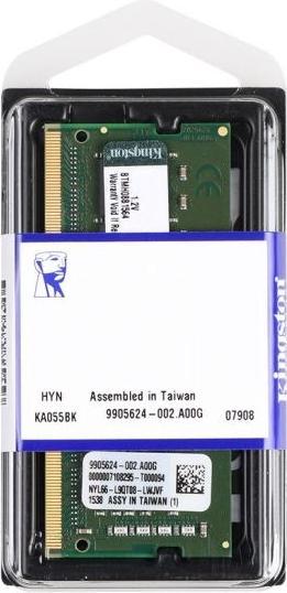 Produktbild Kingston ValueRAM (1 x 8GB, 2666 MHz, DDR4-RAM, SO-DIMM)