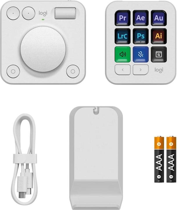 Produktbild Logitech Mx Creative Console (Ohne Tastaturlayout, Kabelgebunden)