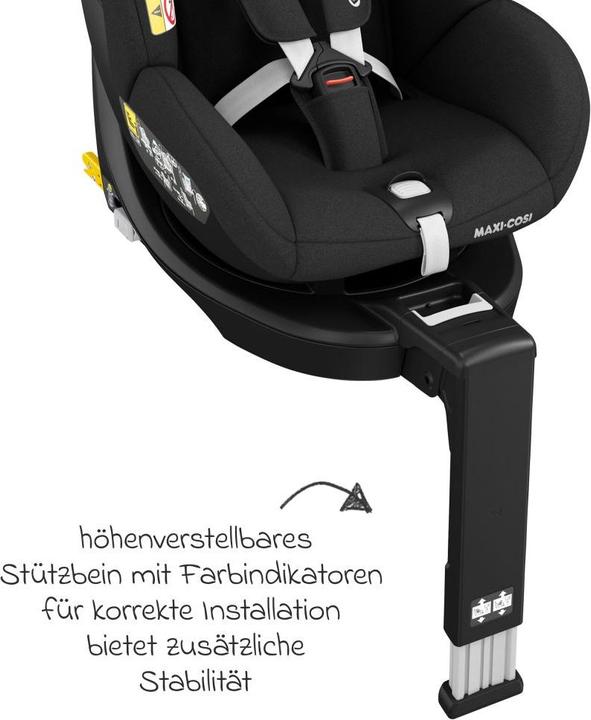 Actual product image Maxi-Cosi Mica Eco | MC MICA ECO I-SIZE AUTHENTIC BLACK (Reboarder, ECE R129/i-Size Standard)