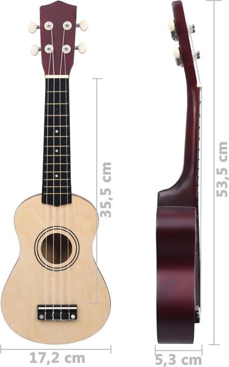 Image du produit VidaXL Ukulélé soprano pour enfants avec étui 21 (Soprano, Soprano)