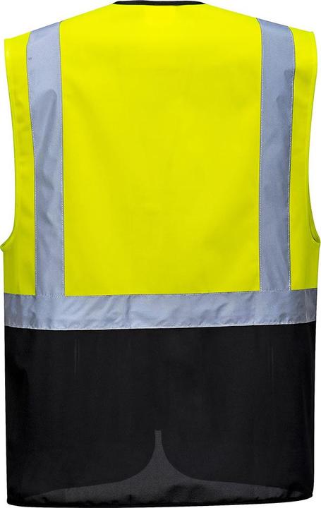 Produktbild Portwest Mens Warsaw Contrast Hi-Vis Vest (L)