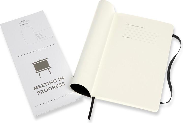 Productafbeelding Moleskine Professioneel notitieboek L/A5, zachte kaft, zwart (A6, Rijen, Softcover)