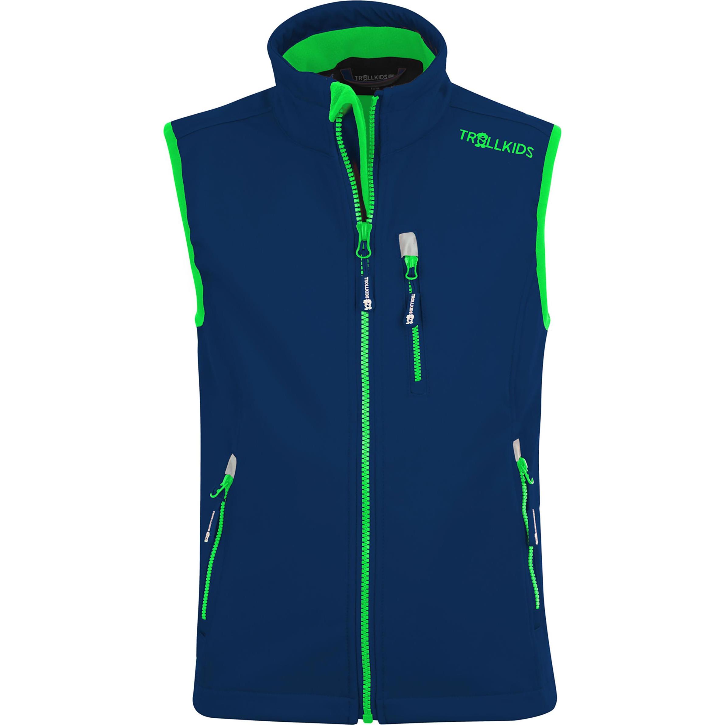 Trollkids, Unisex, Weste, Trollfjord Weste, Blau, (152)