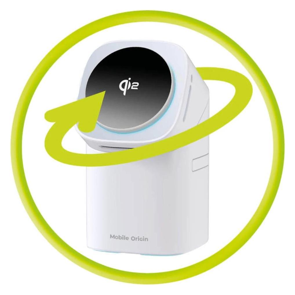 Mobile Origin 3in1 Wireless Charging Qi2 Station PW11 weiss / Kabelloses Ladegerät (15 W) (WCHS-PW11-WHT)